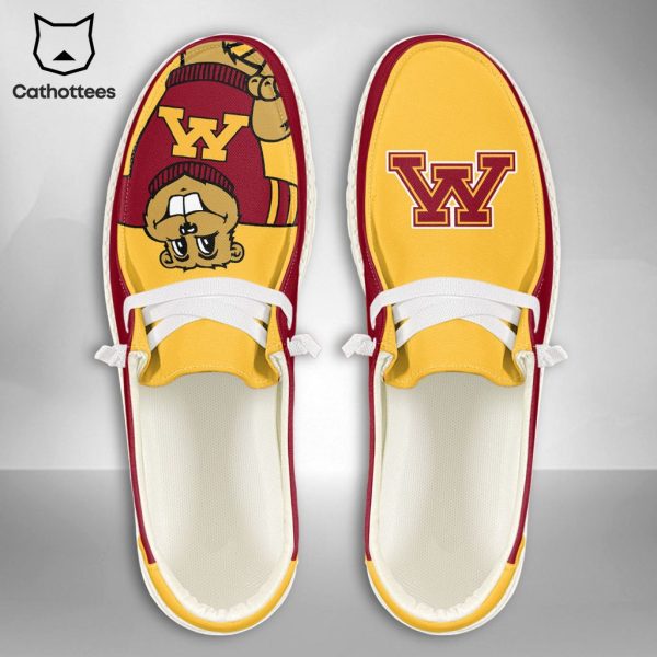 NEW NCAA Minnesota Golden Gophers Custom Name Hey Dude Shoes