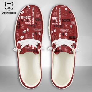 NEW NCAA Oklahoma Sooners Custom Name Hey Dude Shoes