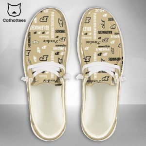 NEW NCAA Purdue Boilermakers Custom Name Hey Dude Shoes