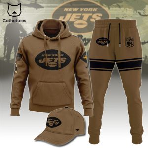 New York Jets Logo NFL Brown Design Nike Hoodie, Longpants, Cap