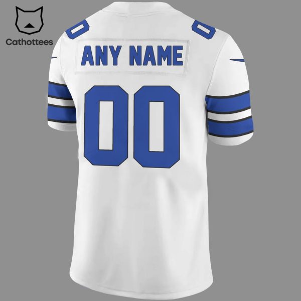 NFL Dallas Cowboys Football White Design Baseball Jersey