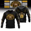NHL Boston Bruins Adidas Logo Black Design 3D Hoodie