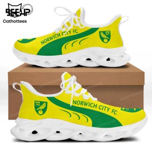 Norwich City FC Full Yellow Green Design Max Soul Shoes