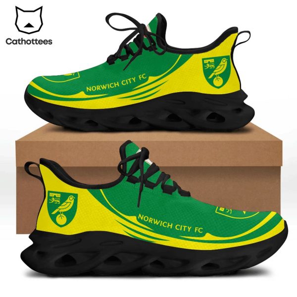 Norwich City FC Green Yellow Design Max Soul Shoes