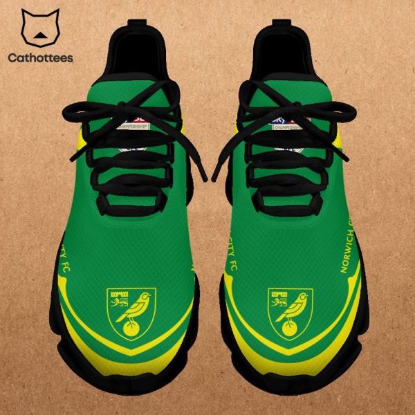 Norwich City FC Green Yellow Design Max Soul Shoes