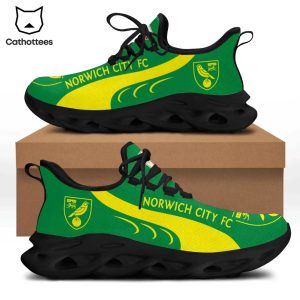 Norwich City FC Green Yellow Trim Design Max Soul Shoes