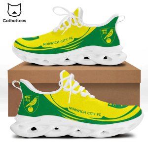 Norwich City FC  Yellow Green Design Max Soul Shoes