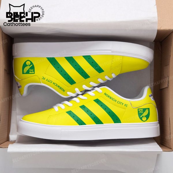 Norwich City FC Yellow Green Trim Design Stan Smith