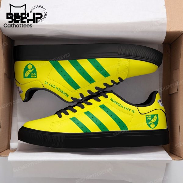 Norwich City FC Yellow Green Trim Design Stan Smith