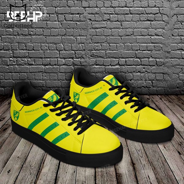 Norwich City FC Yellow Green Trim Design Stan Smith