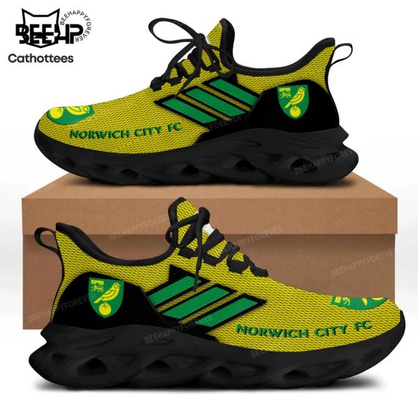 Norwich City Yellow Green Design Max Soul Shoes