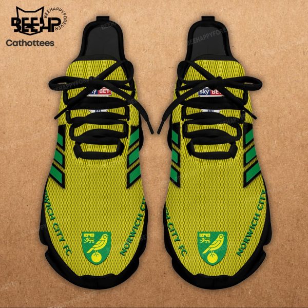 Norwich City Yellow Green Design Max Soul Shoes