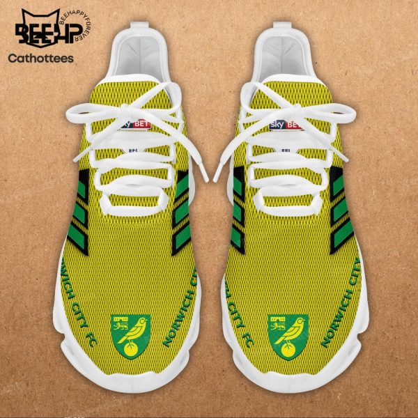 Norwich City Yellow Green Design Max Soul Shoes