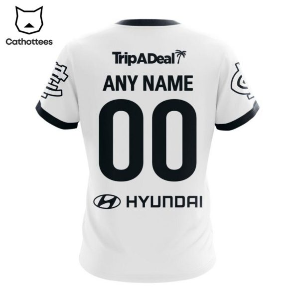 Ontime Carlton Blues Hyundai AFL White Design 3D Hoodie