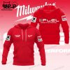 Milwaukee Red Logo Design 3D Hoodie