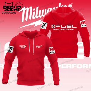 Personalized Milwaukee Fuel Red Design 3D Hoodie