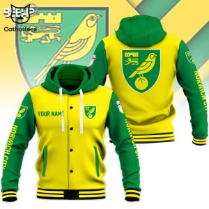 Personalized Norwich City Yellow Green Design 3D Hoodie