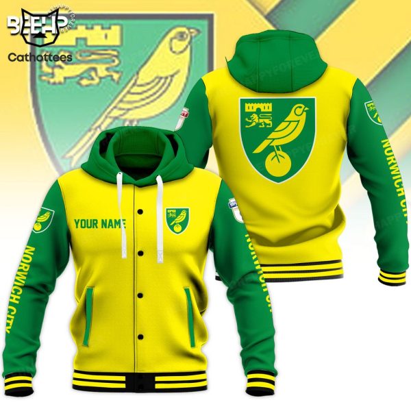 Personalized Norwich City Yellow Green Design 3D Hoodie