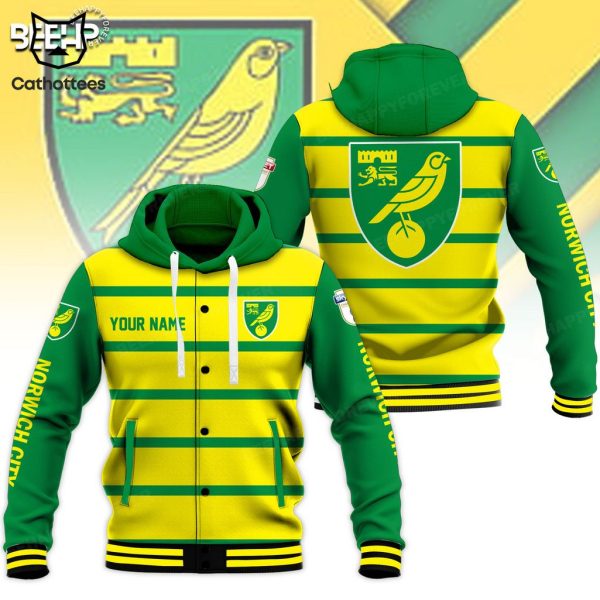 Personalized Norwich City Yellow Green Design 3D Hoodie