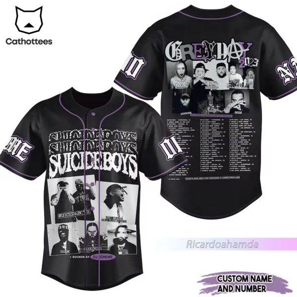 Personalized Suicideboys Carrollton G59 Black Design 2023 Baseball Jersey