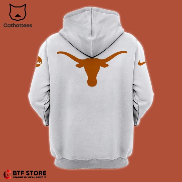 Personalized Texas Longhorns Nike Logo White Desing 3D Hoodie