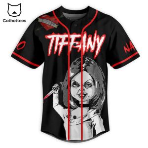 Personalized Tiffany Barbie Eat Your Heart Out Chucky Black Design Baseball Jersey