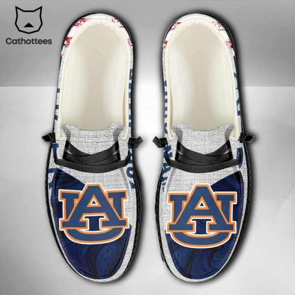 PREMIUM NCAA Auburn Tigers Custom Name Hey Dude Shoes