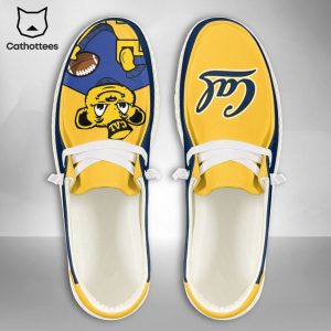 PREMIUM NCAA California Golden Bears Custom Name Hey Dude Shoes