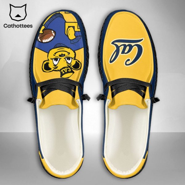 PREMIUM NCAA California Golden Bears Custom Name Hey Dude Shoes