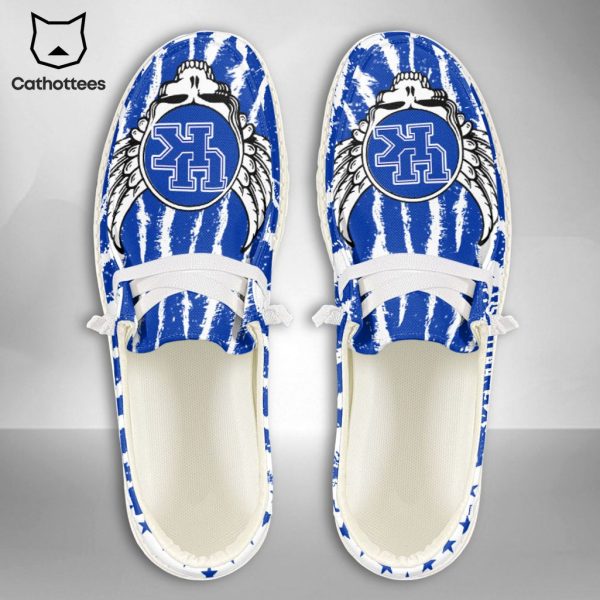 PREMIUM NCAA Kentucky Wildcats Custom Name Hey Dude Shoes