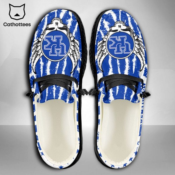 PREMIUM NCAA Kentucky Wildcats Custom Name Hey Dude Shoes