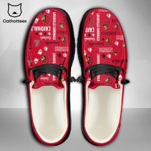 PREMIUM NCAA Louisville Cardinals Custom Name Hey Dude Shoes Luxury Brand