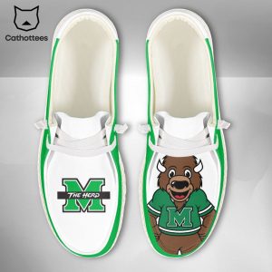 PREMIUM NCAA Marshall Thundering Herd Custom Name Hey Dude Shoes