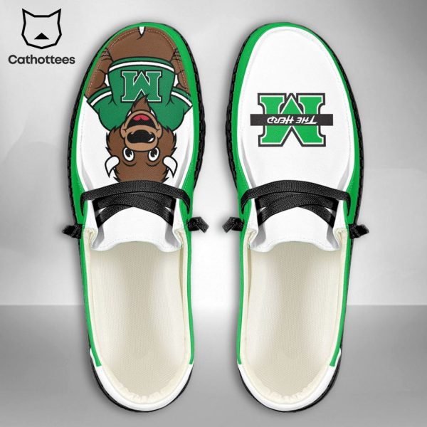 PREMIUM NCAA Marshall Thundering Herd Custom Name Hey Dude Shoes