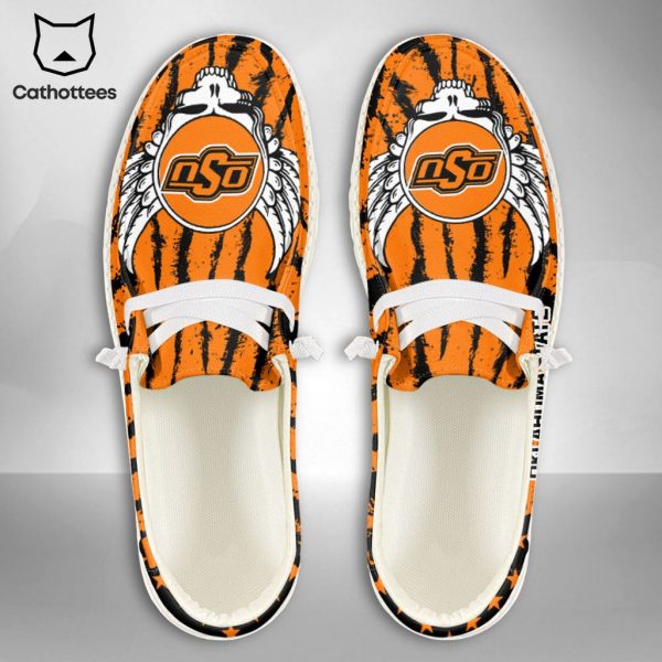 PREMIUM NCAA Oklahoma State Cowboys Custom Name Hey Dude Shoes