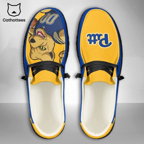 PREMIUM NCAA Pittsburgh Panthers Custom Name Hey Dude Shoes