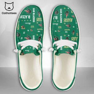 PREMIUM NCAA UAB BLAZERS Custom Name Hey Dude Shoes