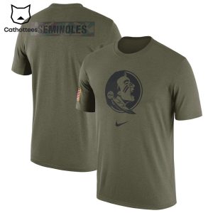 Salute To Service For Veterans Day Florida State Seminoles Football Nike Logo Design T-Shirt