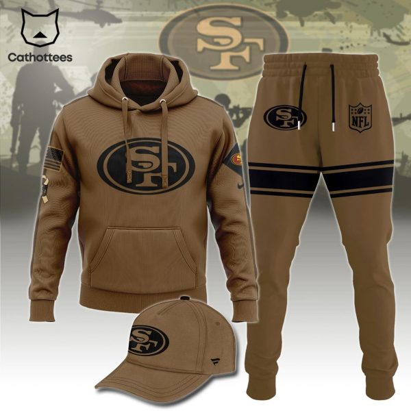 San Francisco 49ers NFL Logo Design Nike Hoodie, Longpants, Cap