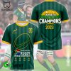 South Africa Champion Springboks Rugby World Cup 2023 Champions South Africa Green Design 3D T-Shirt