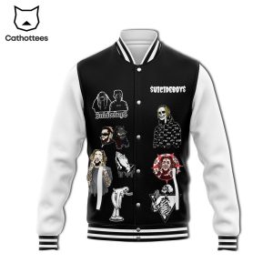 Suicideboys Carrollton Portrait Design Baseball Jacket