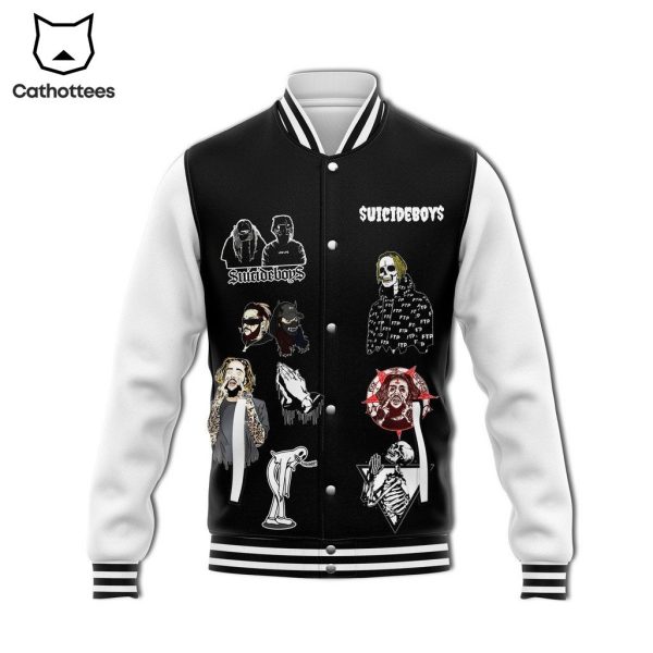 Suicideboys Carrollton Portrait Design Baseball Jacket