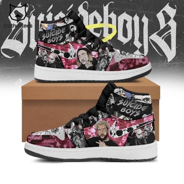 Suicideboys Carrollton Skull G59 Nike Logo Design Air Jordan 1 High Top