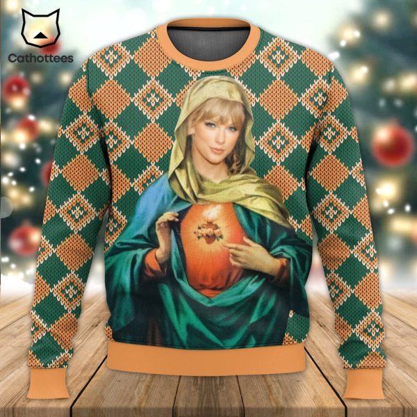 Taylor Swift Funny Ugly Christmas Design 3D Sweater