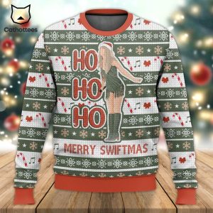 Taylor Swift Ho Ho Ho Merry Swiftmas Christmas Design 3D Sweater