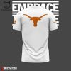 Texas Longhorns Logo On Sleeve Black Design 3D T-Shirt