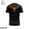 Texas Longhorns Mascot White Design 3D T-Shirt