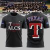 Texas Rangers Black Design 3D T-Shirt