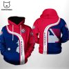 Texas Rangers Baseball Door Logo White Design 3D Hoodie