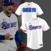 Texas Rangers Nike Logo Blue Baseball Jersey